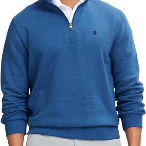 IZOD Men's Advantage Performance Quarter Zip Fleece Pullover Sweatshirt